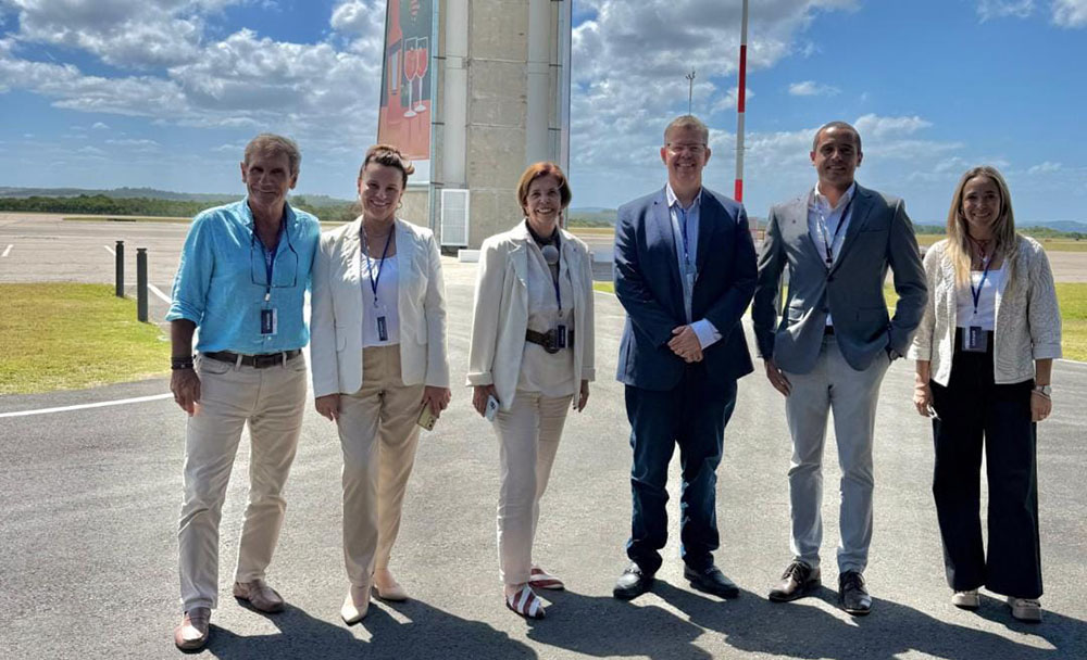 O empresário Rodrigo Stehling visitou Punta del Este para promover um corredor de eventos e investimentos entre o sul do Brasil e Maldonado